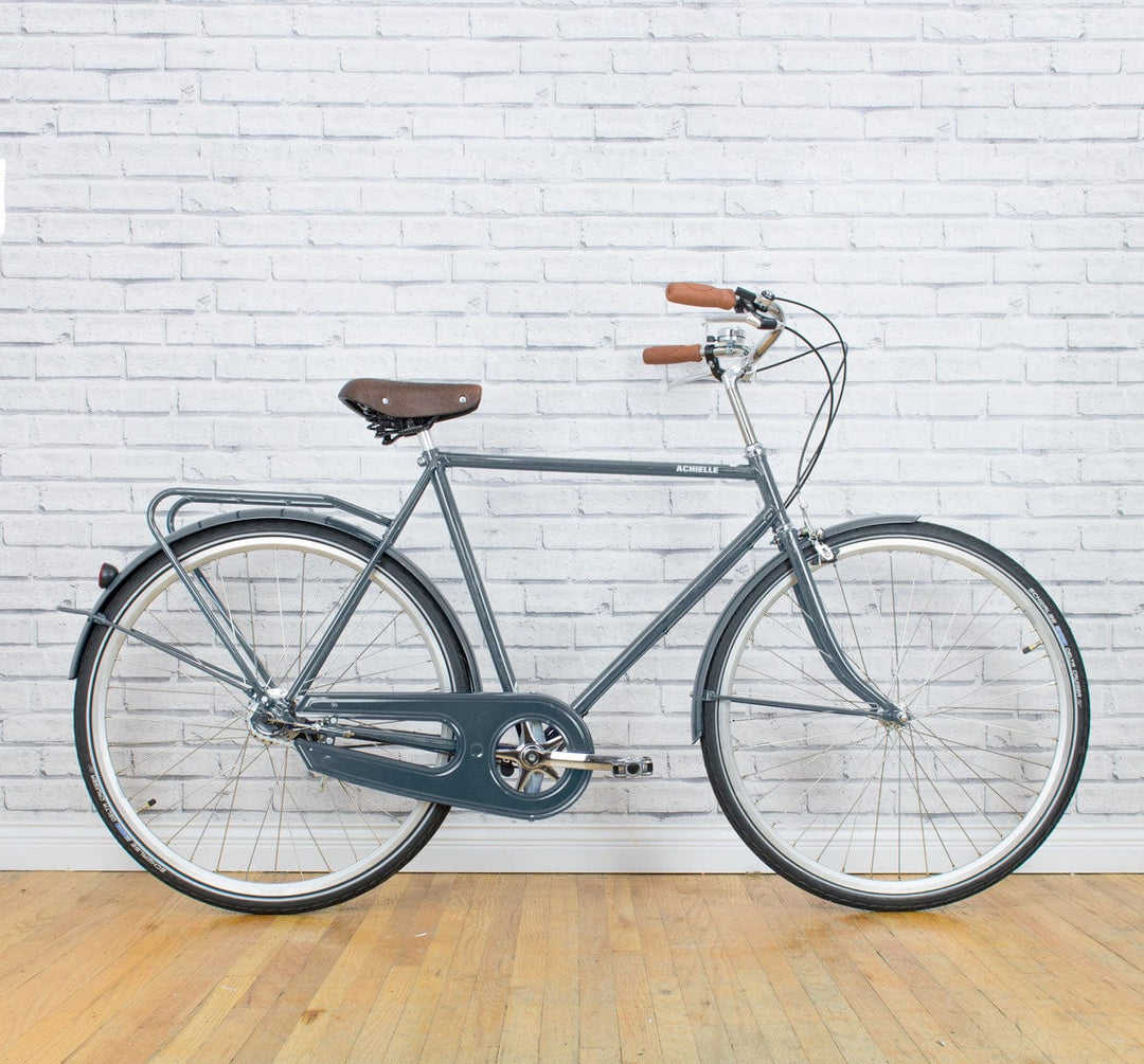 Achielle Basiel Opa Dutch Roadster City Bike in Steel Grey (4721853923379)