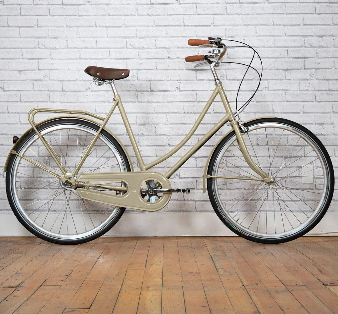 Achielle Babette Oma Dutch Step-Thru Bike in Cream Beige (4721851498547)