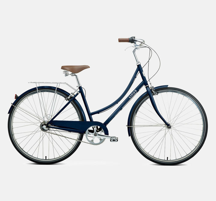 Linus Dutchi 3 Speed City Bike in Midnight Blue (4702767185971)