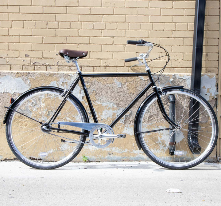 Pelago Bristol 3-Speed Model One City Bike in Black