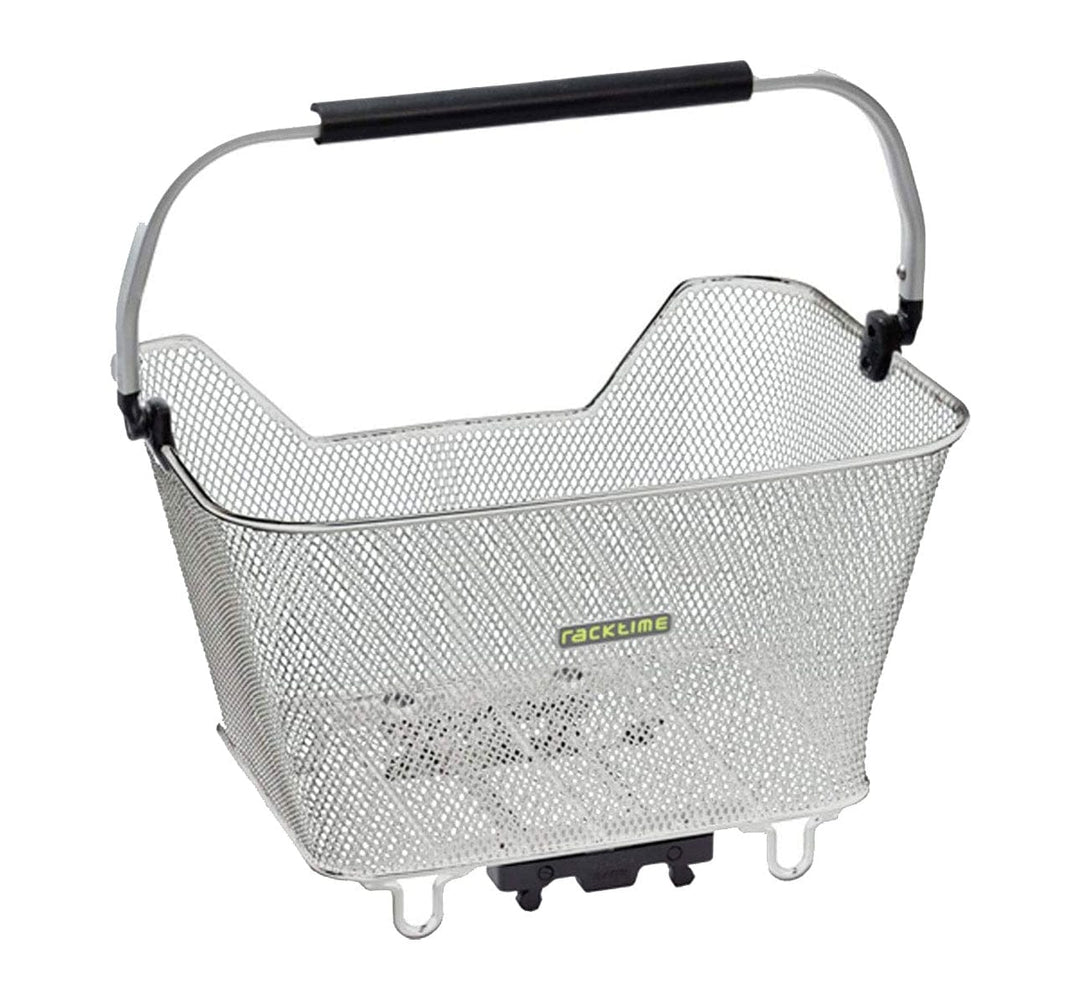 Racktime Baskit Deluxe Rear Bicycle Basket in Silver (2081650147379)